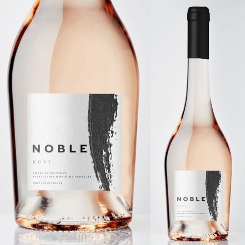 Rose Wine Label Design by LucaToni