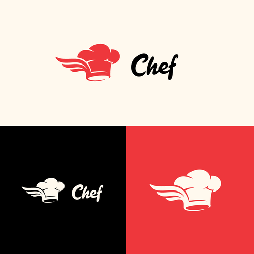 "CHEF": Food & Cooking Social Media Logo Design by Rainbow@sky