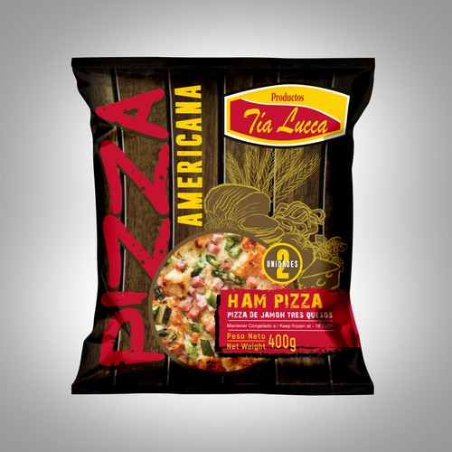 Design Something Cool Nice for our Mini  Pizza´s  Plastic Bags Packing. Design by Nirmana92