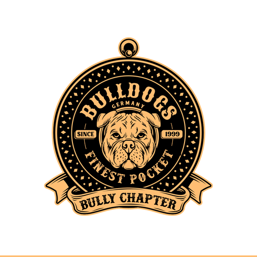 Best Logo for for best Dogs... vintage retro style old school classy design-ontwerp door ajm´