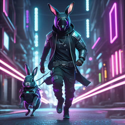 Assassin Rabbit Graphic Design by Carlos Eng