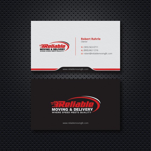 Business Card Design for Moving Company Réalisé par OxonoArt