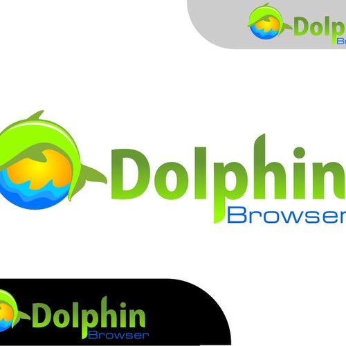 New logo for Dolphin Browser Design by Nanak-DNA