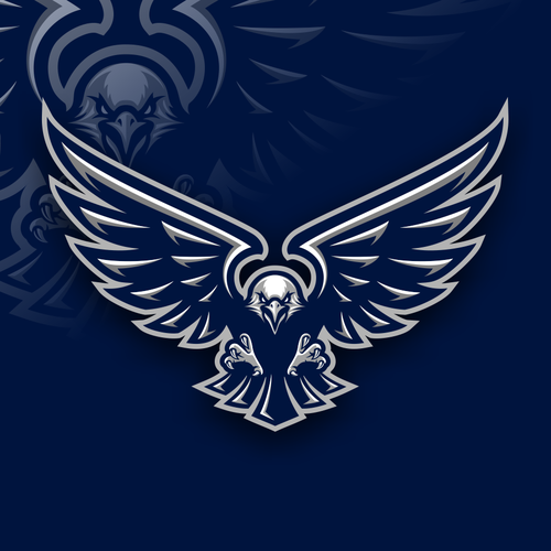 High-Flying Eagle Logo for a High-Performing School District Design by VectorCrow87