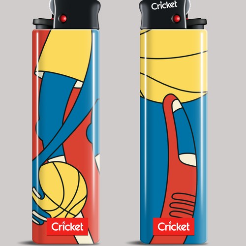 Create illustrations for a limited collection of Cricket Lighters (Multiple Winners) Design by _razz_art_