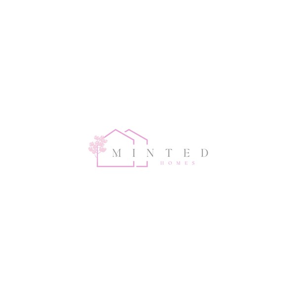 Elegant, feminine logo  for women-owned luxury homebuilder