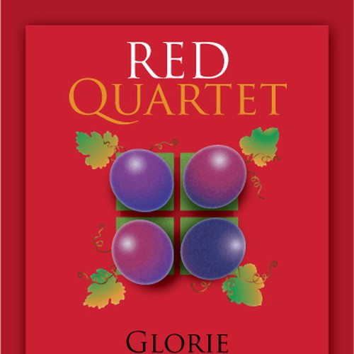 Glorie "Red Quartet" Wine Label Design Design por Tiger