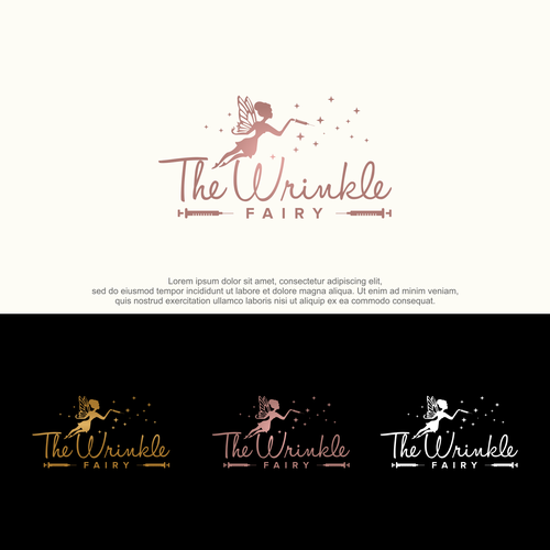 Design a sophisticated logo for The Wrinkle Fairy with a touch of Magic! Design by BALAKOSA std