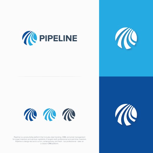 Design a cool, sleek, tech-oriented logo for Pipeline Design von evermore™
