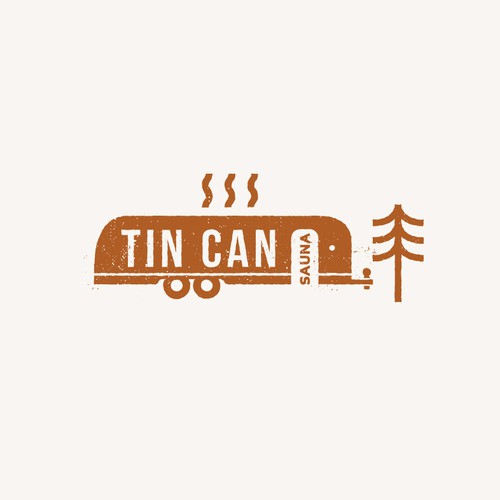 "1960s Airstream Commercial Sauna in Wilmer, British Columbia" winning Logo design