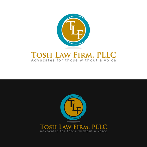 logo for Tosh Law Firm, PLLC Diseño de Amir ™