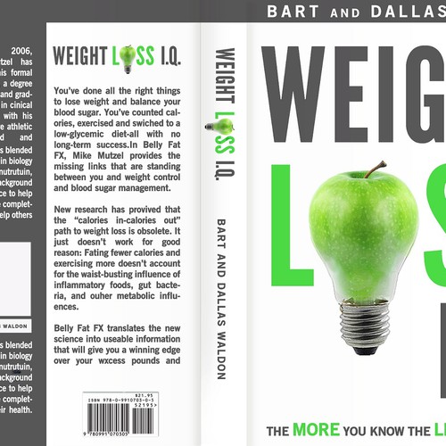 Design a creative and simple cover for weight loss book Design by Milica M.