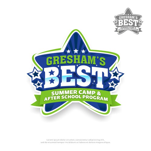 Fun and exciting logo for a child activity program! Design by Dante Studio