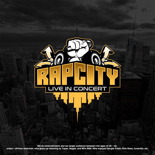 Rap City Concert Logo Design | Illustration or graphics contest