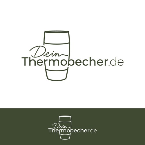 "Premium logo for a personalized thermal-mug service (B2B)" winning Logo & brand identity pack
