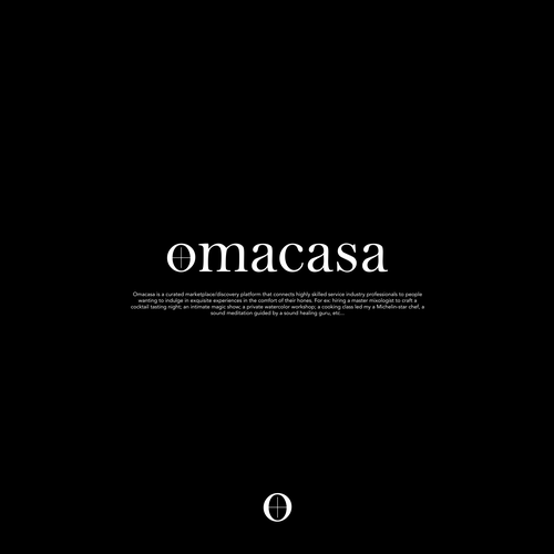 Design a minimalist logo for a curated home experiences app Design by PATIS