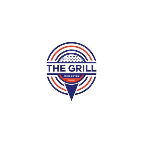 Fun and Modern Golf Course Restaurant Logo Design by Elvaren