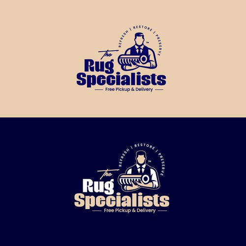 "Rug Cleaner Logo" winning Logo & brand identity pack