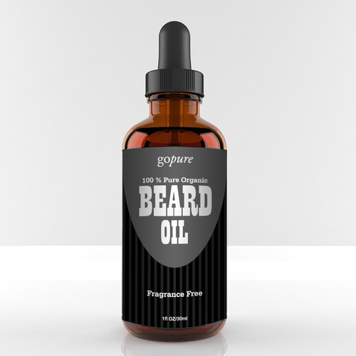 Create a High End Label for an All Natural Beard Oil! Design by Shark1@