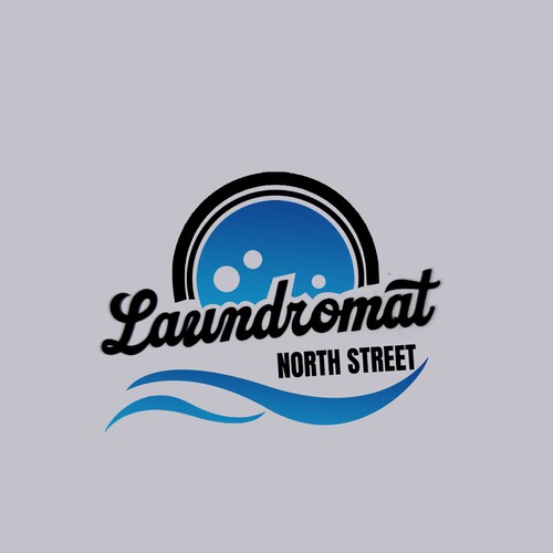 We need a powerful "Laundromat" logo Design by Sukrawinata