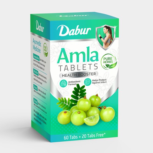 Premiumising Dabur's Pure Herbs range Design by Creative Selection