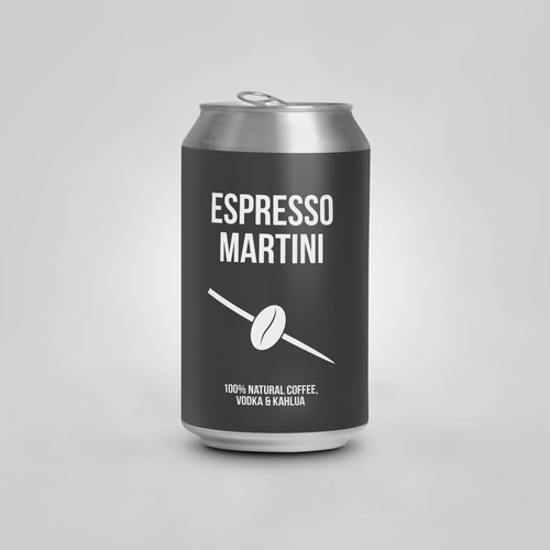 Logo / Product Design for new Espresso Martini beverage Design by Simon Mc