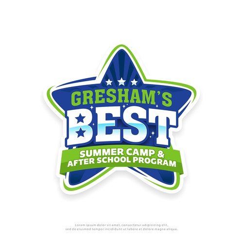 Fun and exciting logo for a child activity program! Design by Dante Studio