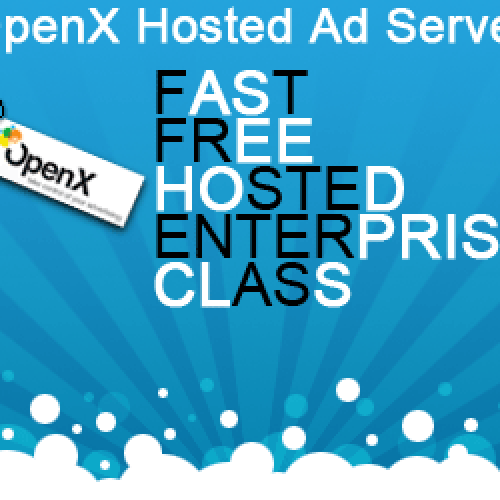 Banner Ad for OpenX Hosted Ad Server Design by Custom Logo Graphic