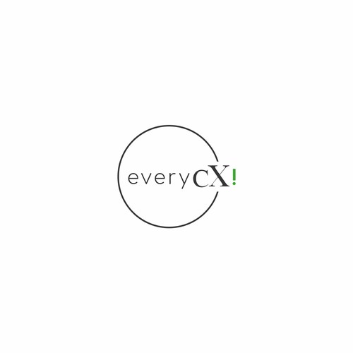 EVERY CX (Customer experience) logo for international SaaS product. Design réalisé par n_graphix