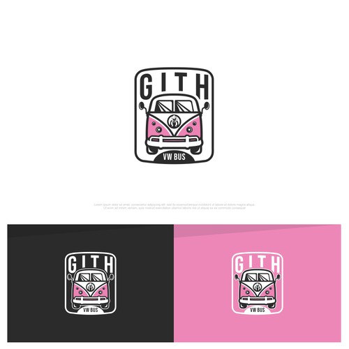 VW Bus Logo for a non-profit Design by Cengkeling