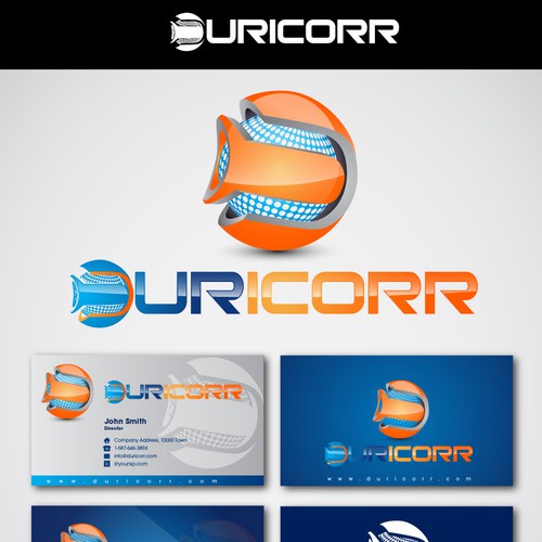 logo and business card for Duricorr Design by ivek_design