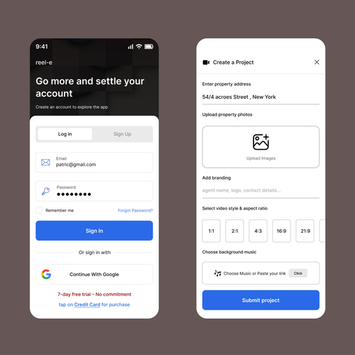 App design contest entry by AKDCreative