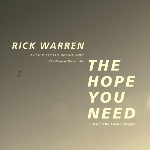 Design Rick Warren's New Book Cover Design by Jchoura