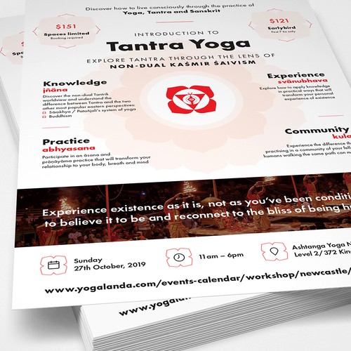 Design A Poster Postcard For An Introduction To Tantra Yoga Workshop Postcard Flyer Or Print Contest 99designs