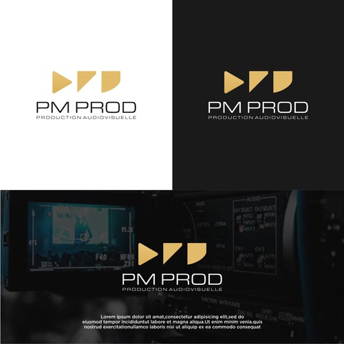 Modern and ambitious logo for a new Production Company (live recording, events production...) Design by zie zie