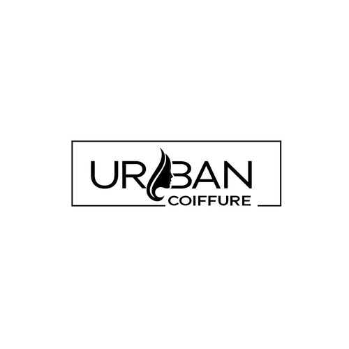 Urban Coiffure - the modern hairdresser Design by vividesignlogo