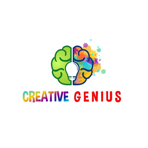 コンペ「"Creative Genius" Logo for an art school.」のデザイン by yudilimaさん 