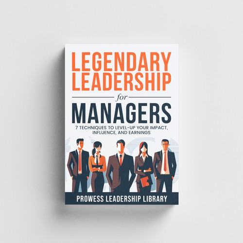 Design a Captivating Book Cover for a Leadership Skills Book for Managers Design by AIMVISION