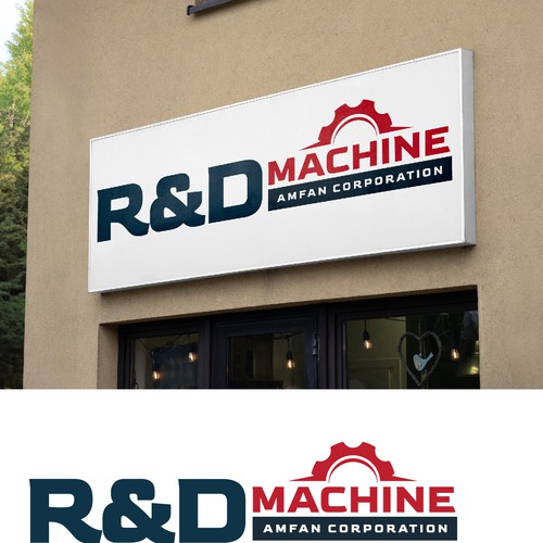 STRONG AND BOLD MACHINE SHOP SIGN FOR BUILDING 20ftX5ft Design by Kishan.K