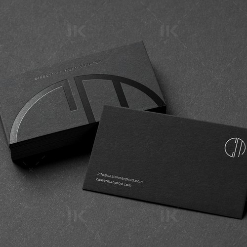 MINIMALIST - BLACK DESIGN Design by IK_Designs