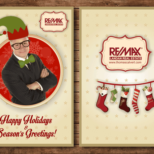 Christmas card for RE/MAX clients Postcard, flyer or print contest