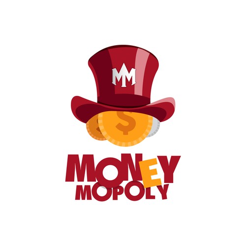 Minimalistic Logo for Make Money Online YouTube Channel "MoneyMopoly" Design by Nganue