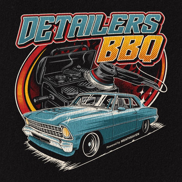 T-Shirt design for Detailers BBQ