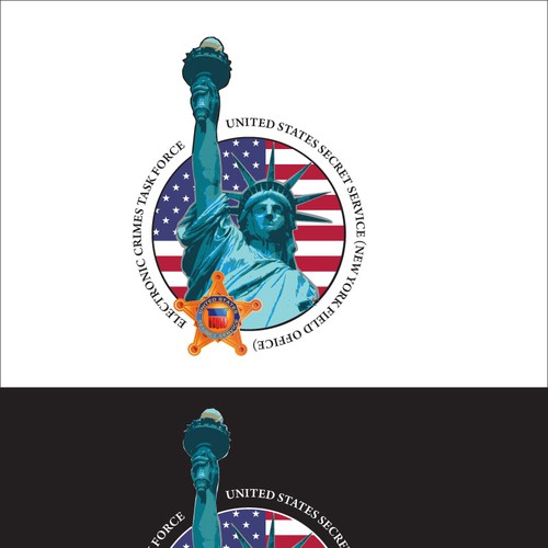 logo for United States Secret Service (New York Field Office) Electronic Crimes Task Force Réalisé par Davey_HUN