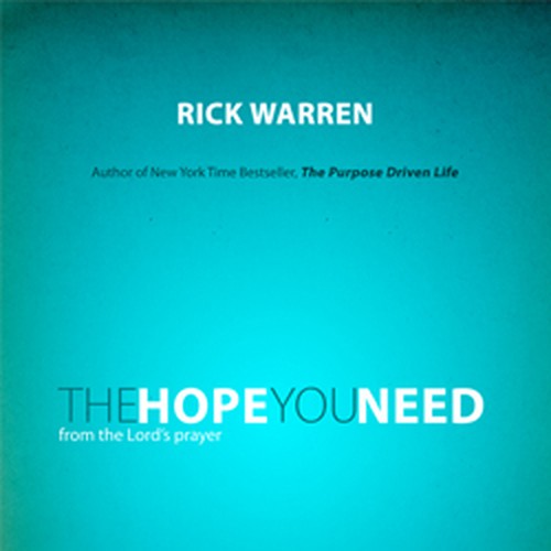 Design Rick Warren's New Book Cover Réalisé par Skylar Hartman