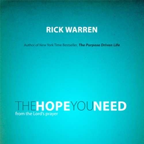 Design Rick Warren's New Book Cover Design by Skylar Hartman