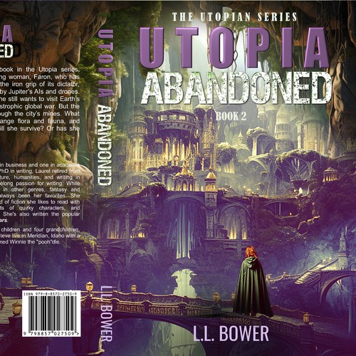 Utopia Abandoned Book Cover (Sci-fi) Design by SusansArt