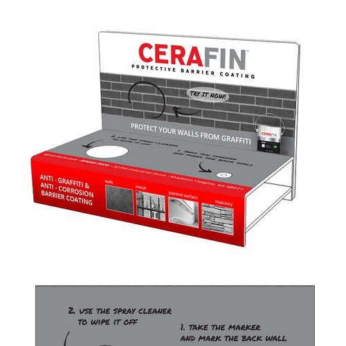 Create Eye-Catching Graphics For A Retail Counter Display! Design by trogled