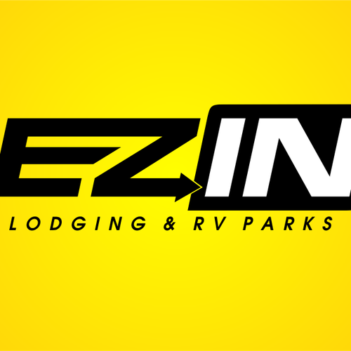 "EZ IN"  Logo ( pronounced  "Easy In") - RV parks and Lodging Solutions Design by speink