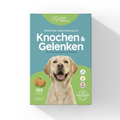 German dog food company needs a remarkable Box-Design for 1st Product (Healthy Snack) Design by Nubia Design